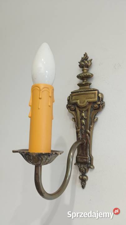 Stare mosiężne kinkiety Włocławek sprzedam