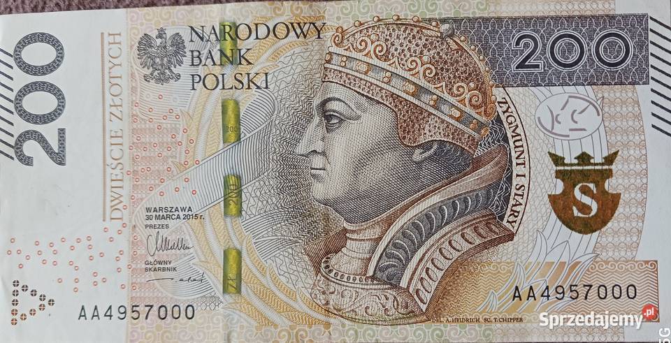 200 Zygmunt I Stary 30 III 2015 r A A 4957000 Antyki, Sztuka, Kolekcje Konin