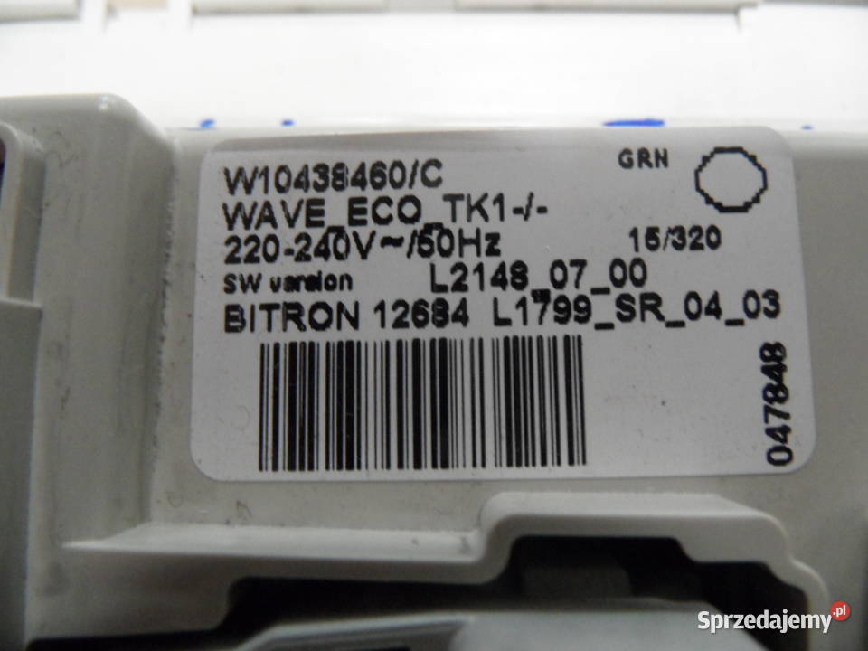 programator pralki whirlpool AWE6519 Strawczyn sprzedam