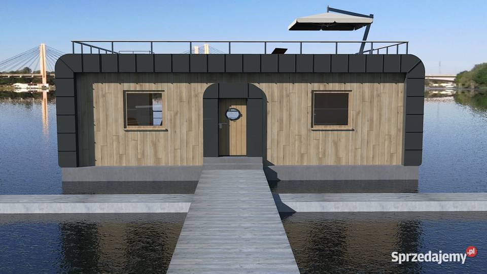 dom modułowy na wodzie wolnostojący sprzedam