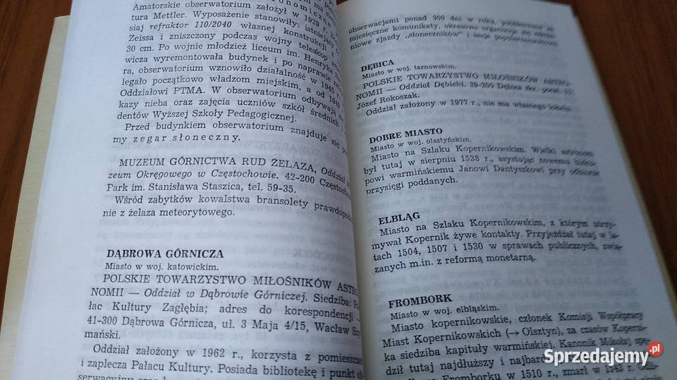 Przewodnik astronomiczny Polsce Maria Pańków K Gdańsk