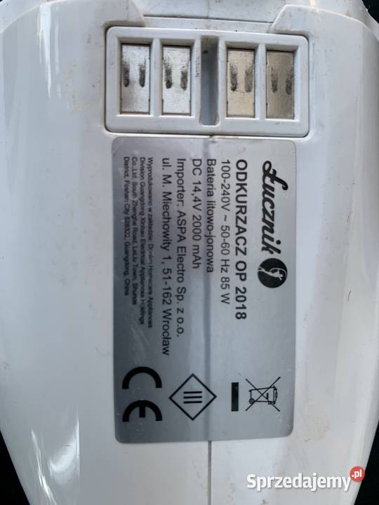 Odkurzacz akumulatorowy Lucznik