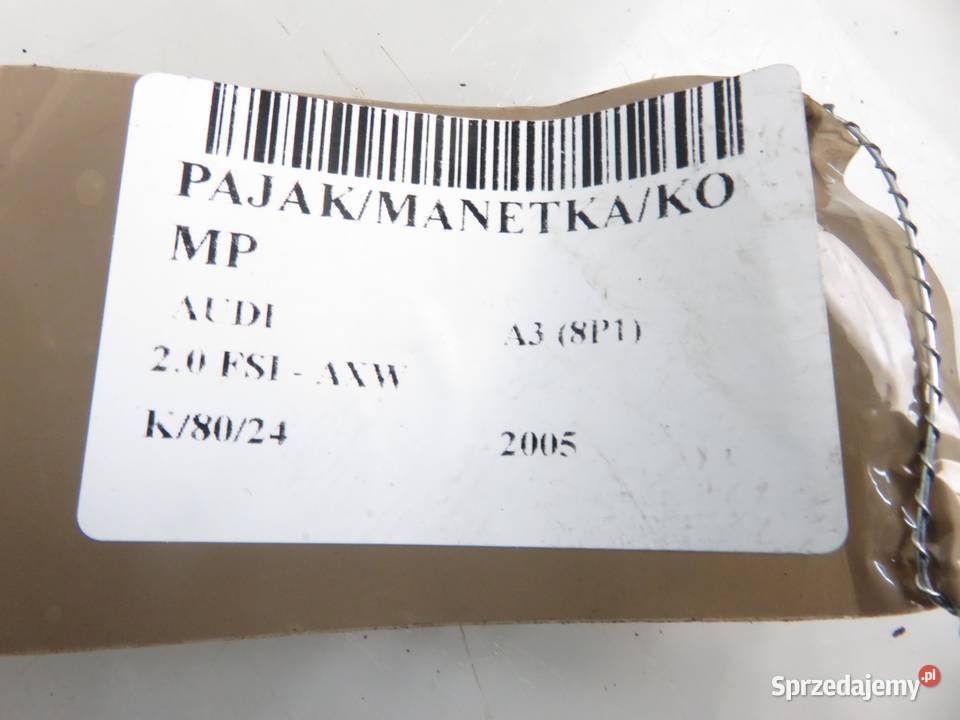 PRZEŁĄCZNIK ZESPOLONY AUDI A3 8P1 1K0953503E Panele sterowania, przełączniki