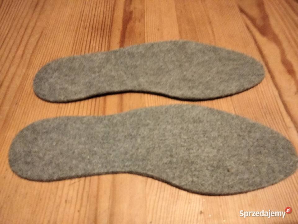 Wkładki do butów filcowe rozmiar 37 szare Ostrów Wielkopolski