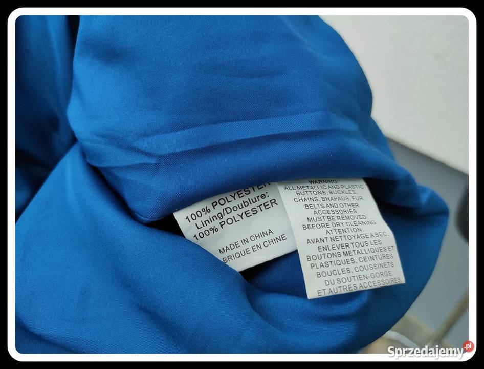 Morska elegancka sukienka suknia 42 XL z Płock