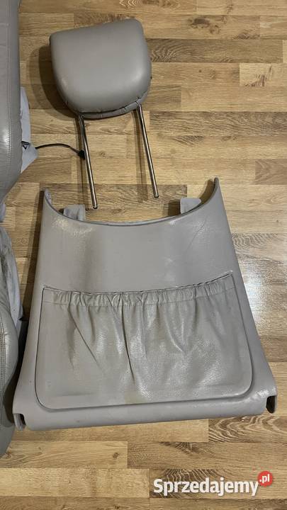 Poszycie fotela kierowcy W220 siwa skóra Elbląg sprzedam