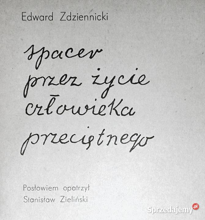Spacer życie człowieka przeciętnego Edward miękka z obwolutą lubelskie Chełm