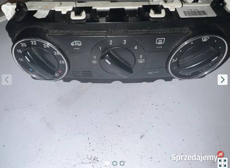 Panel sterowania MercedesBenz Aklasa W169 Panele sterowania, przełączniki Ostrów Wielkopolski