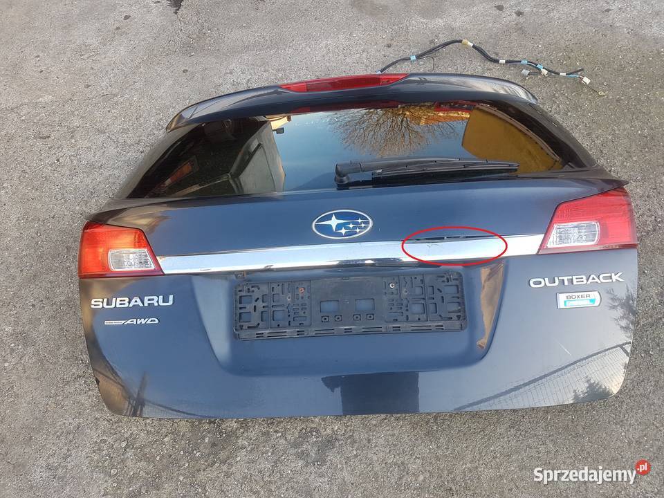 Subaru Outback IV BR klapa pokrywa bagażnika części blacharskie Legnica