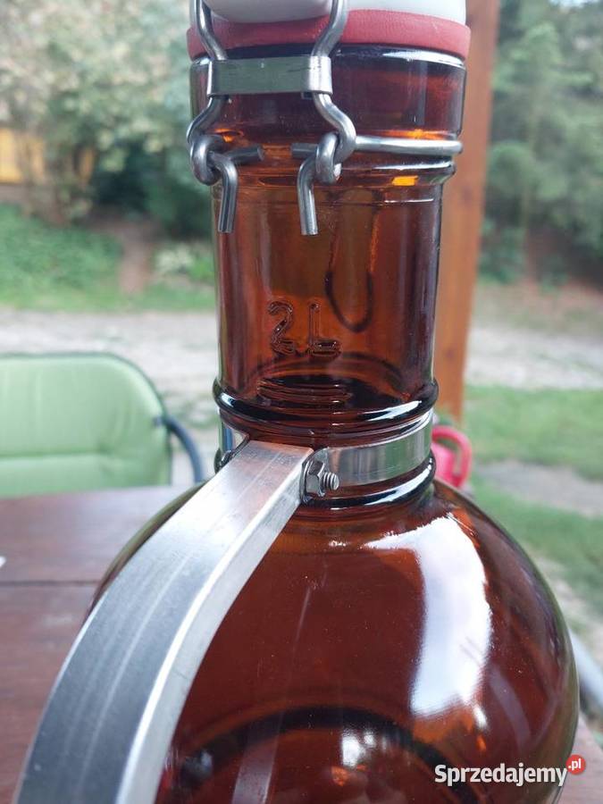 Stara butelka na piwo wino lubelskie Wąwolnica