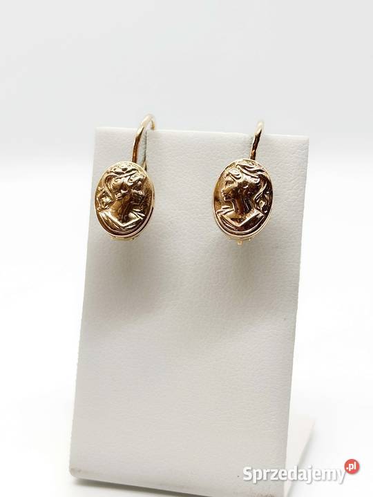 Złote kolczyki pr 585 348g warmińsko-mazurskie Elbląg