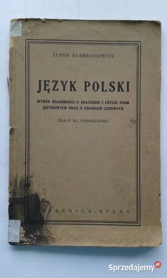 Język polski Zenon Klemensiewicz Gdynia