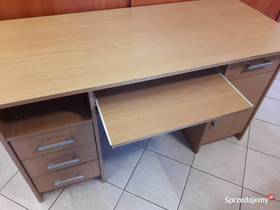 Biurko z szafkami 140x60 Poczesna