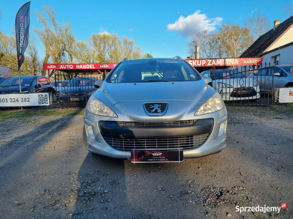 Peugeot 308 Klimatronik Panorama Tempomat srebrny zachodniopomorskie Szczecin