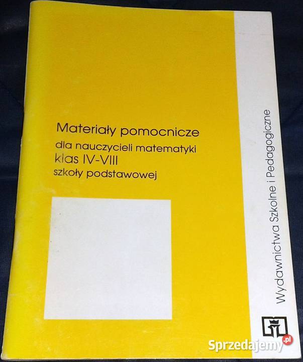 Matematyka kl 48 Materialy pomocniczwe miękka Chełm