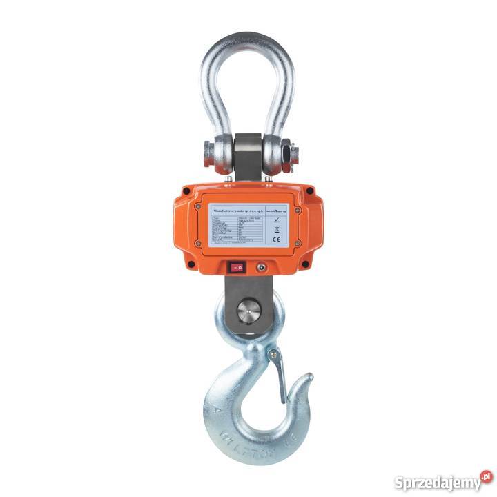 Waga magazynowa hakowa 5 ton 2 piloty Poczesna