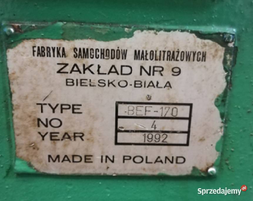 PRZECINARKA TAŚMOWA BEF 170 Katowice