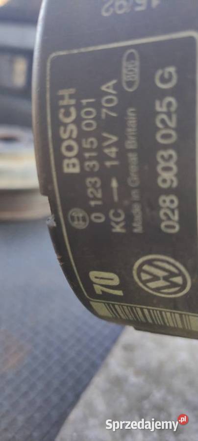Alternator 16 TD 70 a Volkswagen Transporter T3 Stępin