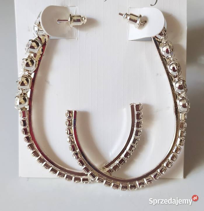 Kolczyki półksieżyc sprzedam