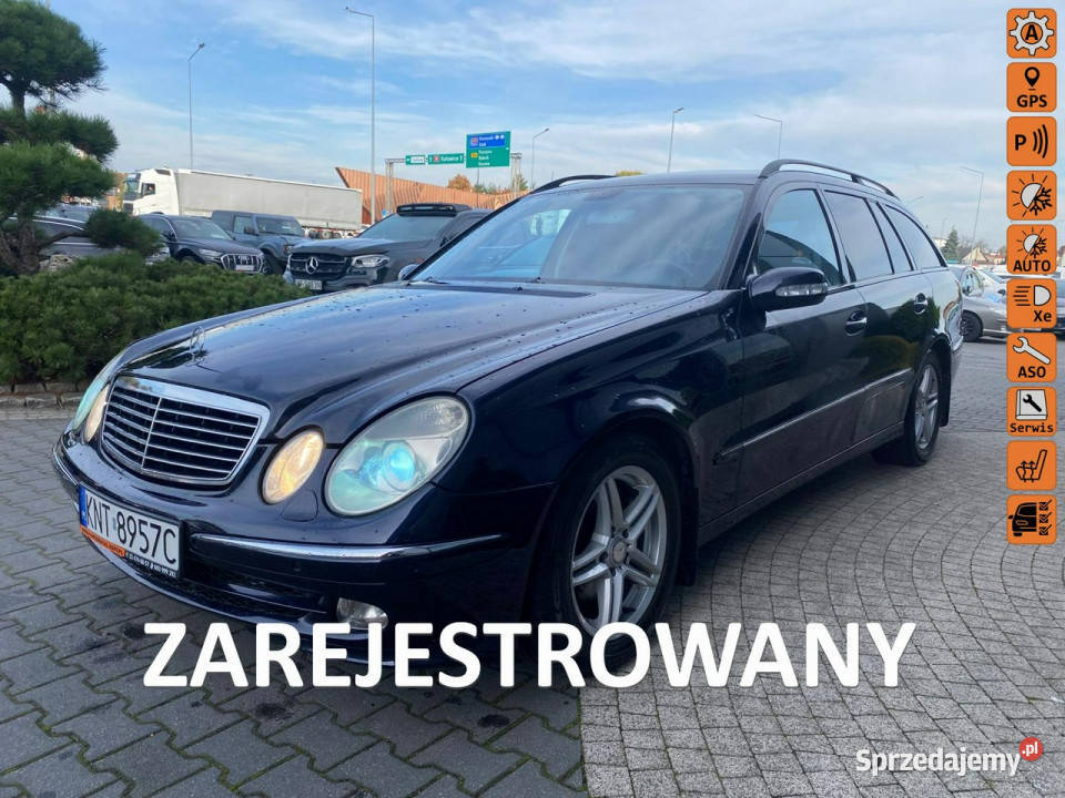 Mercedes E 320 automat stan xenon navi podgrz tempomat Mercedes-Benz