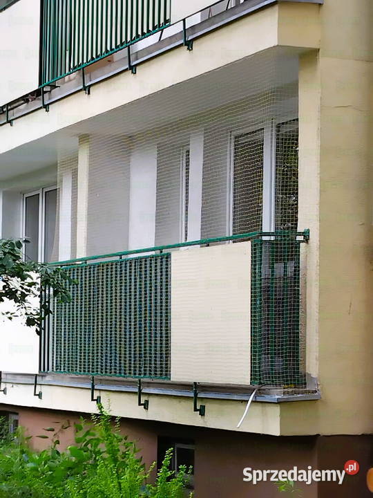 Założenie siatki na balkon przeciw gołębiom usługi dla zwierząt