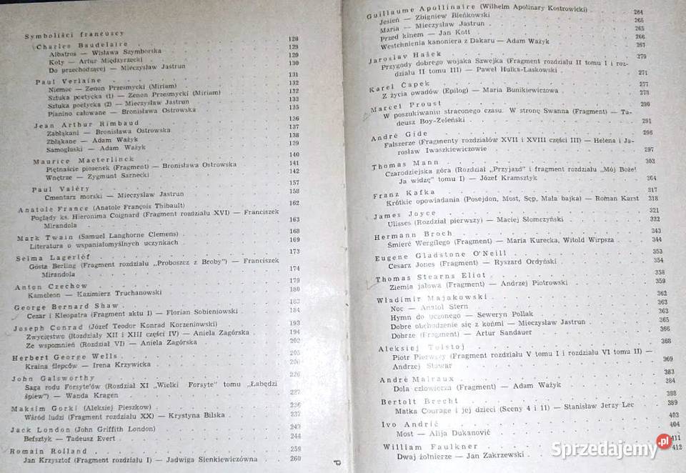 Antologia literatury powszechnej Tom 12 L Chełm