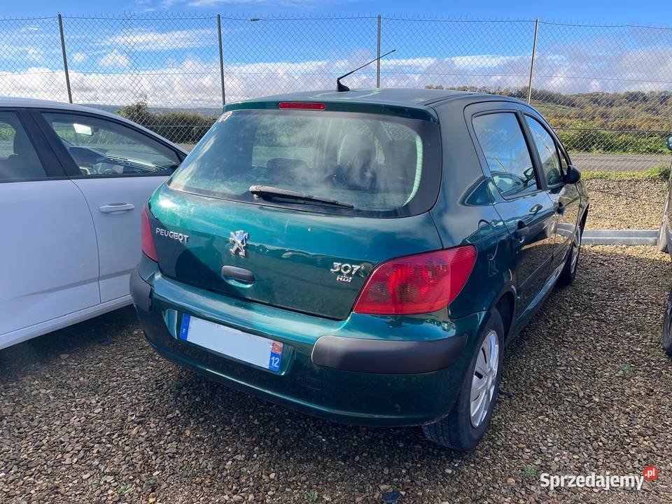 PEUGEOT 307 20 HDi 90 XR Presence FY776 Rok produkcji 2003 Gdańsk sprzedam
