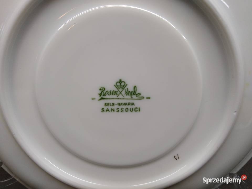 Rosenthal Sanssouci Selb Bavaria podstawek Porcelana i szkło Kalisz