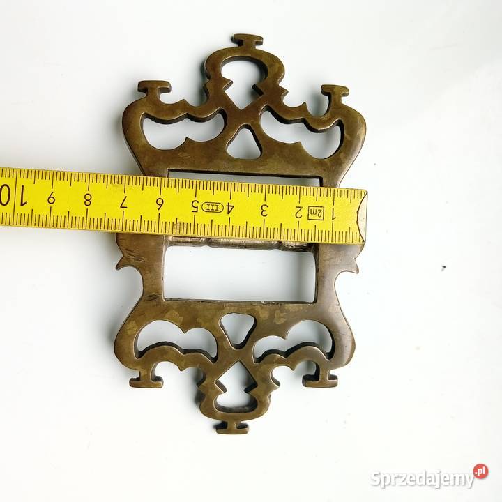 Klamra ozdobna mośiężna Wałbrzych