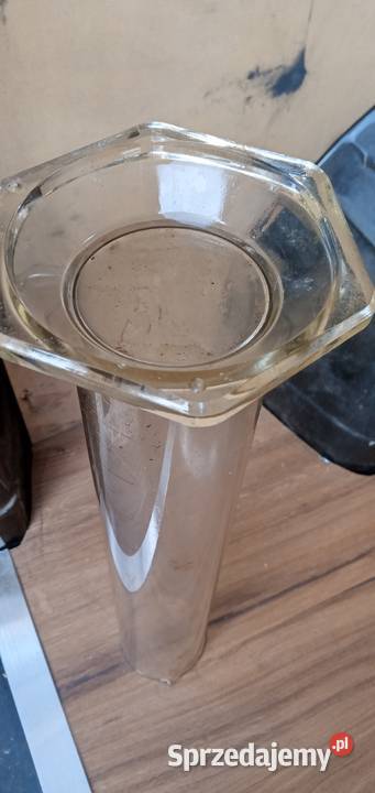 Cylinder miarowy szklany czasy prl dolnośląskie Wałbrzych