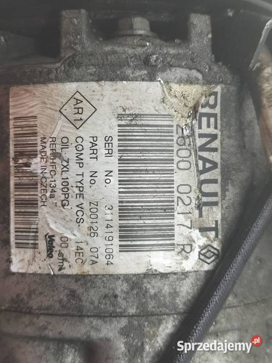 SPRĘŻARKA KLIMATYZACJI 09 900 TCE Renault Clio