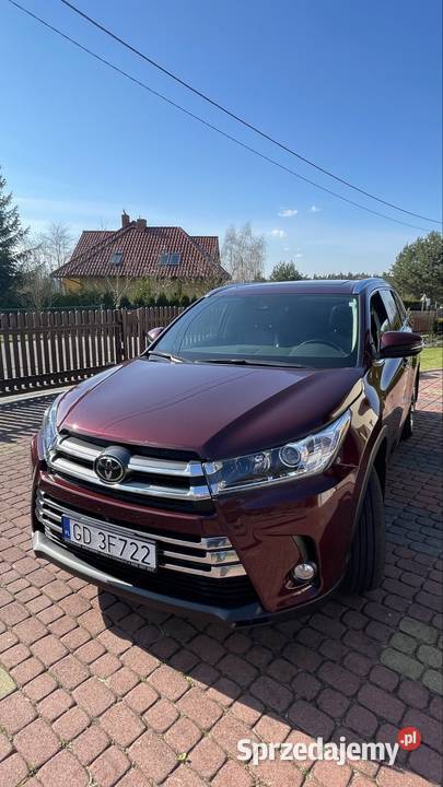 Piękna Toyota Highlander Limited aluminiowe felgi Gdańsk
