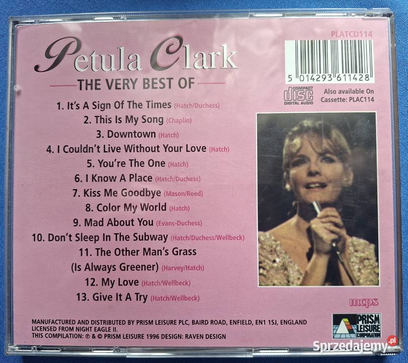 Petula Clark The very best of CD 1 płyta małopolskie Kraków