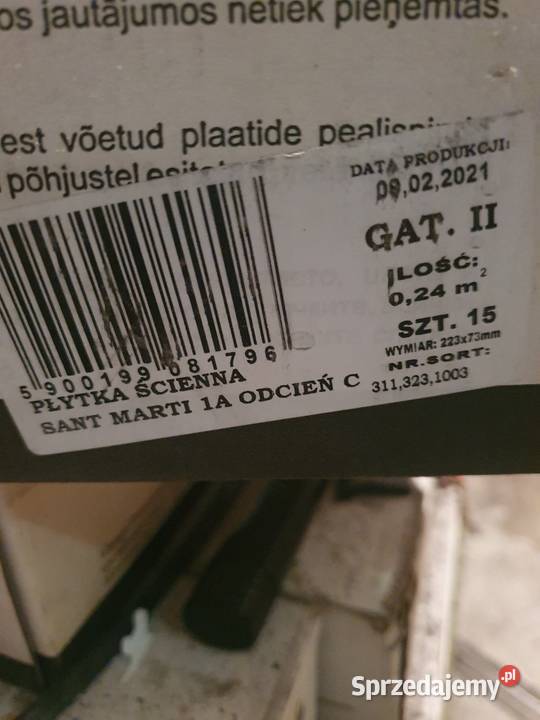 Płytka ścienna sant marti świętokrzyskie Kielce sprzedam