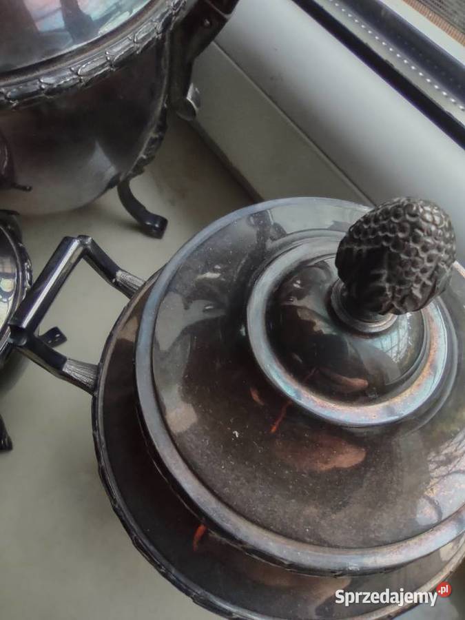 Serwis w Srebrze Wiskemann Belgia Pocz XX w Gniezno