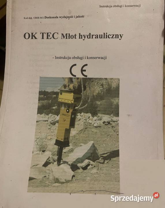 Instrukcja obsługi i konserwacji młot Biczyce Górne