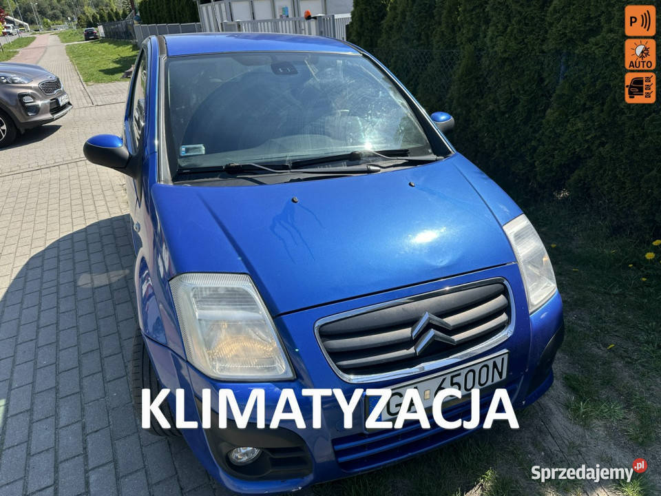 Citroen C2 Klimatronik symboliczny przyciemniane szyby pomorskie Wejherowo