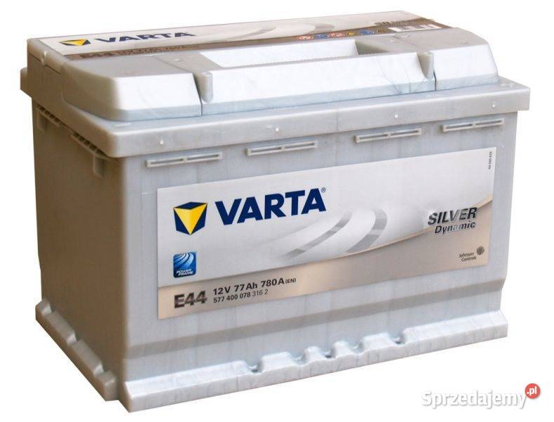 Akumulator VARTA Silver Dynamic E44 77Ah 780A Rok produkcji 2022 Układ elektryczny Wiązowna