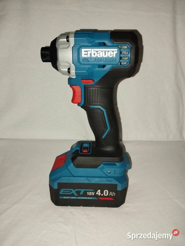 Zakrętarka udarowa G2 Erbauer z akumulatorem 4Ah Nysa