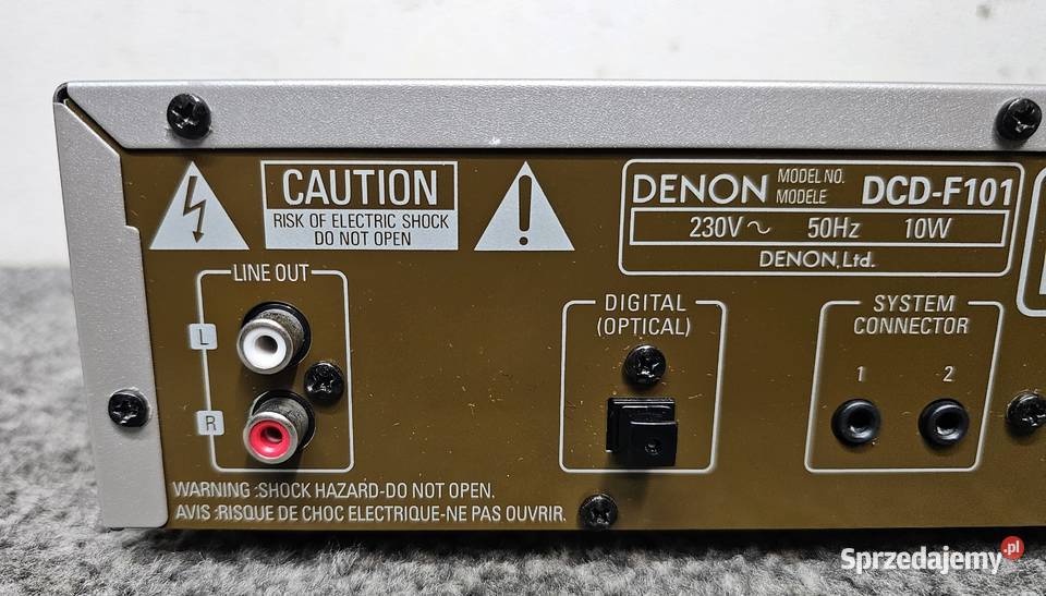 Odtwarzacz CD Denon DCDF101 koszt wysyłki 16