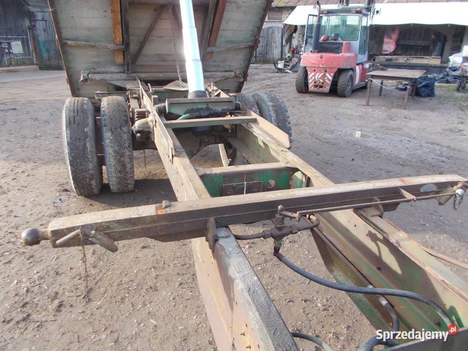 Przyczepa jednoosiowa wywrotka nieuszkodzony Przyczepy rolnicze Karasiewo