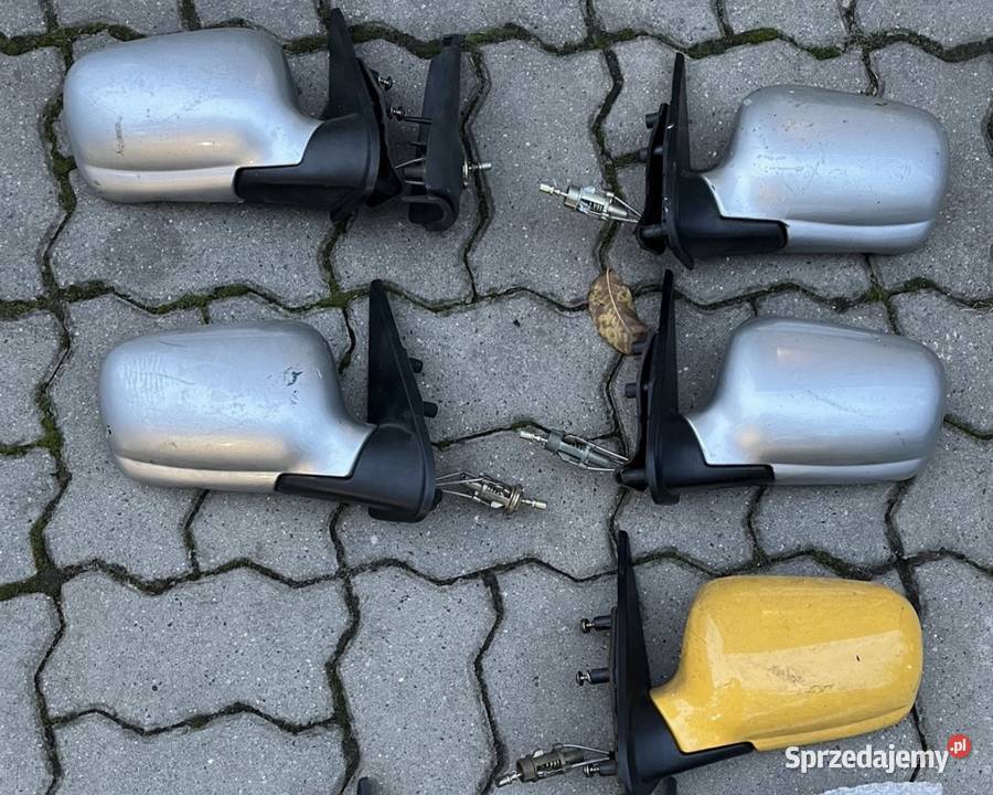 Lusterka srebrne i żółte skoda felicia GLX Warszawa