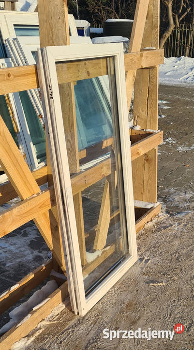 OKNA KacprzaK Witryna 61x112 FIX Używany PCV Siedlce