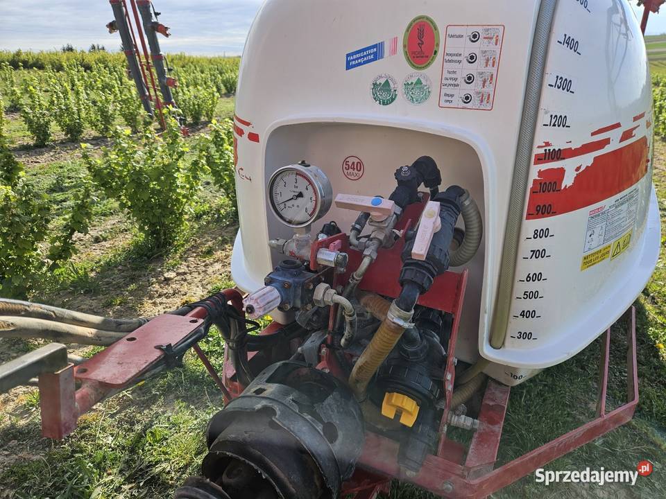 Opryskiwacz sadowniczy trzyrzędowy nicolas Ignasin