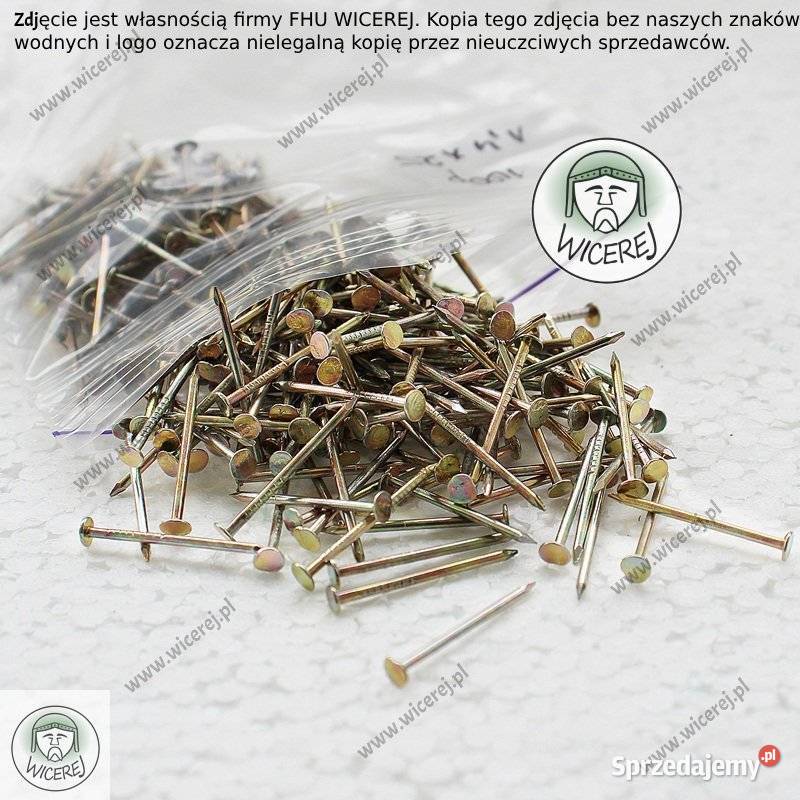 Gwoździe do zbijania ramek 14 x 25mm 100g stal Pszczelarstwo Jaśliska