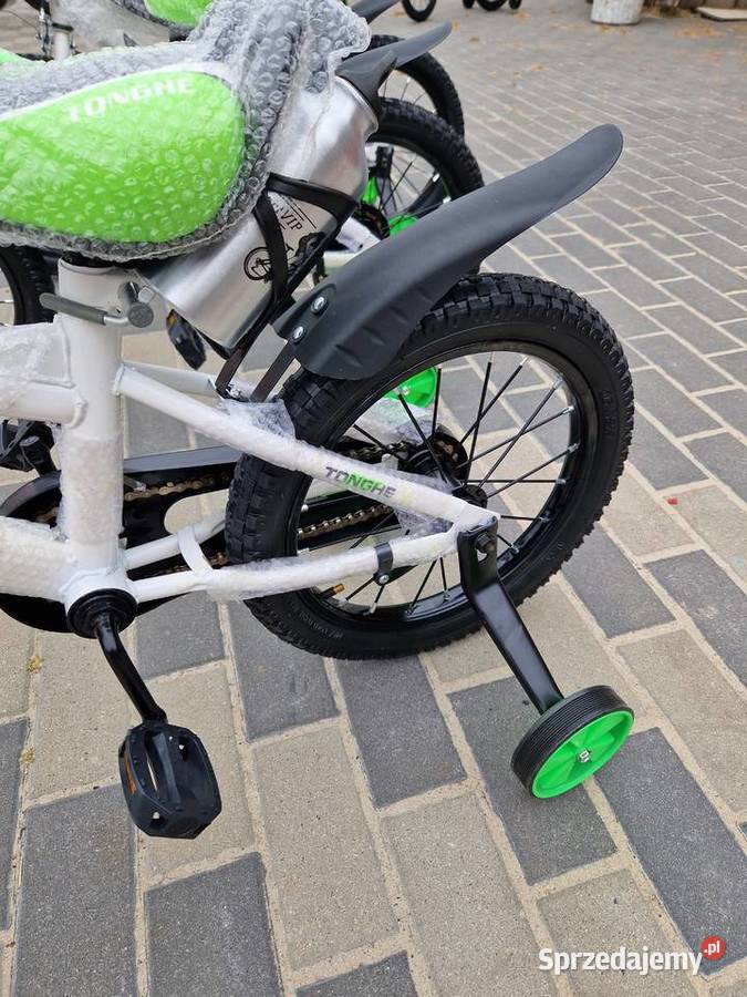 Rowerek 16 Biało zielony sport tonghe speed Głogowa