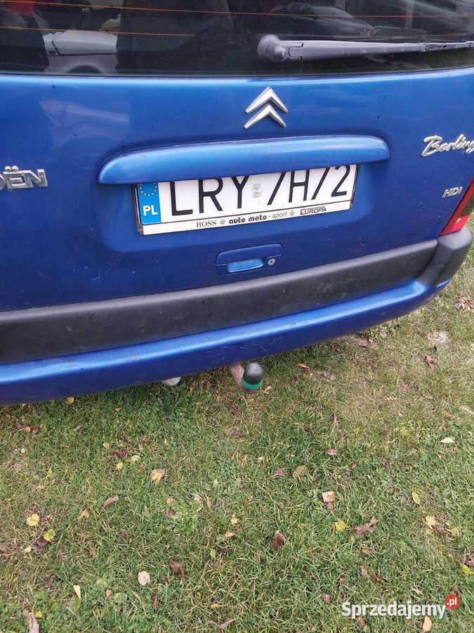 Citroen Berlingo 20 HDI 5 osobowy HAK Kawęczyn