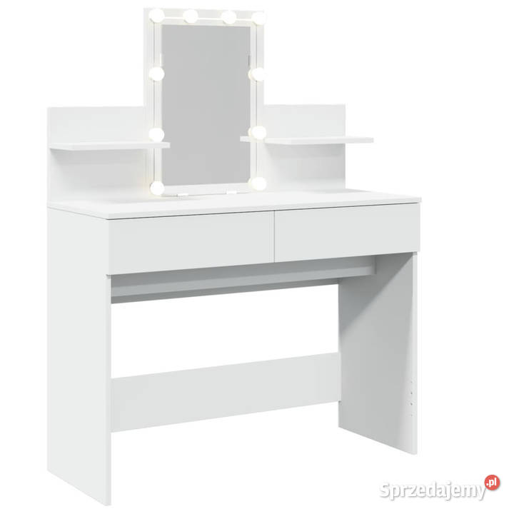 Toaletka z oświetleniem LED biała 100x40x130 Warszawa