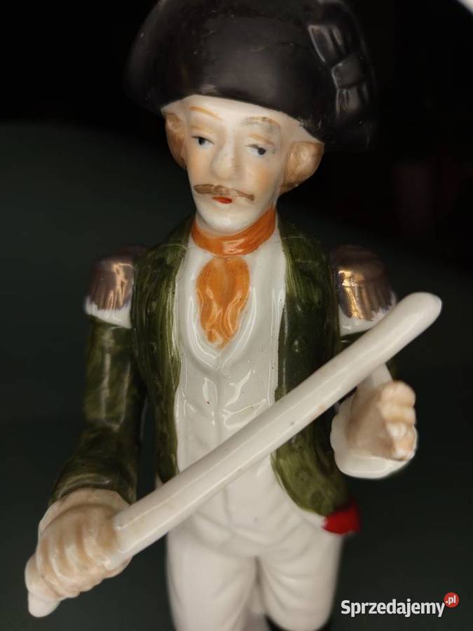 Figurka porcelana żołnierz oficer kawalerii Antyki, Sztuka, Kolekcje Warszawa