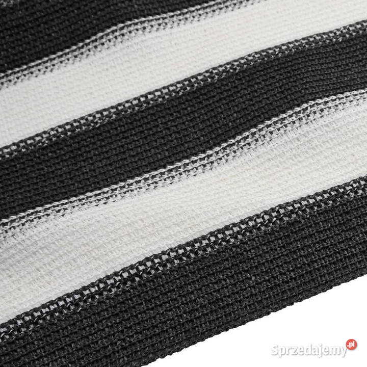 Siatka cieniująca antracytowobiała 18x25 m HDPE Warszawa sprzedam